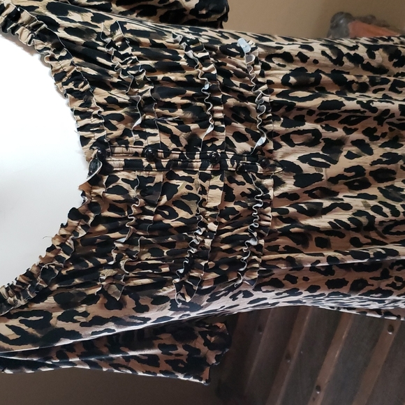 Enfocus Studio Polyester Cheetah Dress (0300) 💥 - Picture 2 of 7